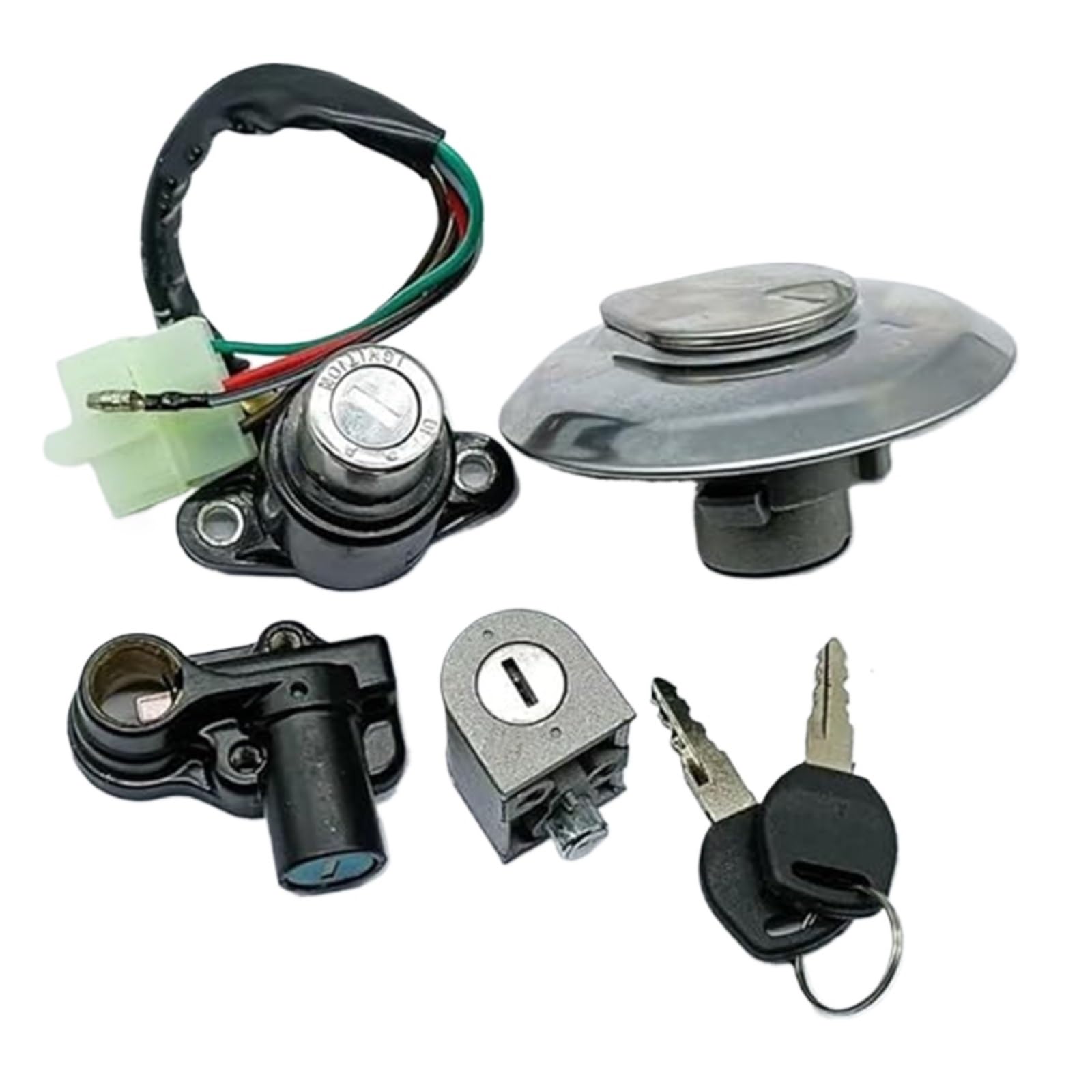 Motorrad Zündschalter Für CBT125 Für CB125T Alle Jahre Zündschloss Kraftstoff Tankdeckel Schloss Schlüsselsatz Motorrad Zündschloss Motorrad Zündschalter Für CBT125 Für CB125T Alle Jahre Zündschloss Kraftstoff Tankdeckel Schloss Schlüsselsatz Motorrad Zündschloss von VPLPEREQAK
