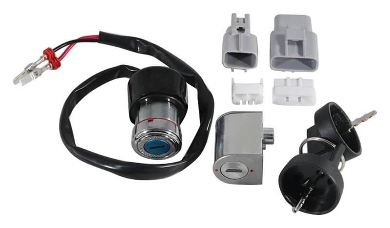 Motorrad Zündschalter Für CFMoto Für CFORCE 400 500 800 600 2014-2022 Motorrad Zündschlüsselschalter Tankdeckel Sitzschloss Kit Motorrad Zündschloss von VPLPEREQAK