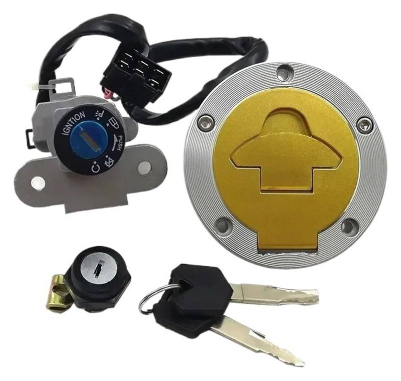 Motorrad Zündschalter Für Ducati ST2 ST4 Für Monster 620 750 900 916 Motorrad Zündschloss Schloss Tankdeckel Sitz Mit 2 Schlüssel Motorrad Zündschloss von VPLPEREQAK