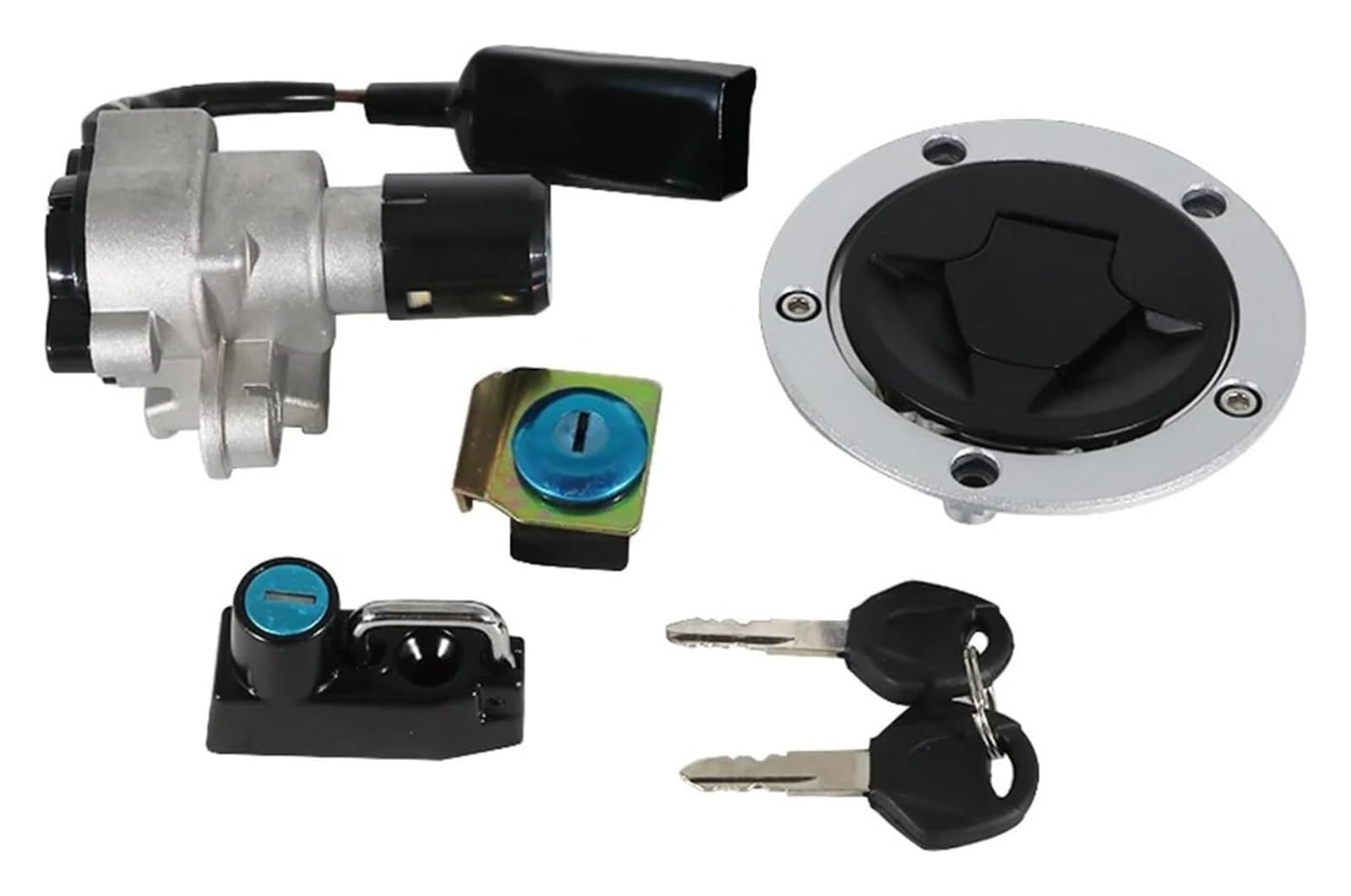 Motorrad Zündschalter Für K&awasaki Für BR125 Für Z125 Für PRO 2017-2023 Motorrad Tankdeckel Sitzschloss Zündschalter Mit Schlüsselsatz Motorrad Zündschloss Motorrad Zündschalter Für K&awasaki Für BR125 Für Z125 Für PRO 2017-2023 Motorrad Tankdeckel Sitzschloss Zündschalter Mit Schlüsselsatz Motorrad Zündschloss von VPLPEREQAK