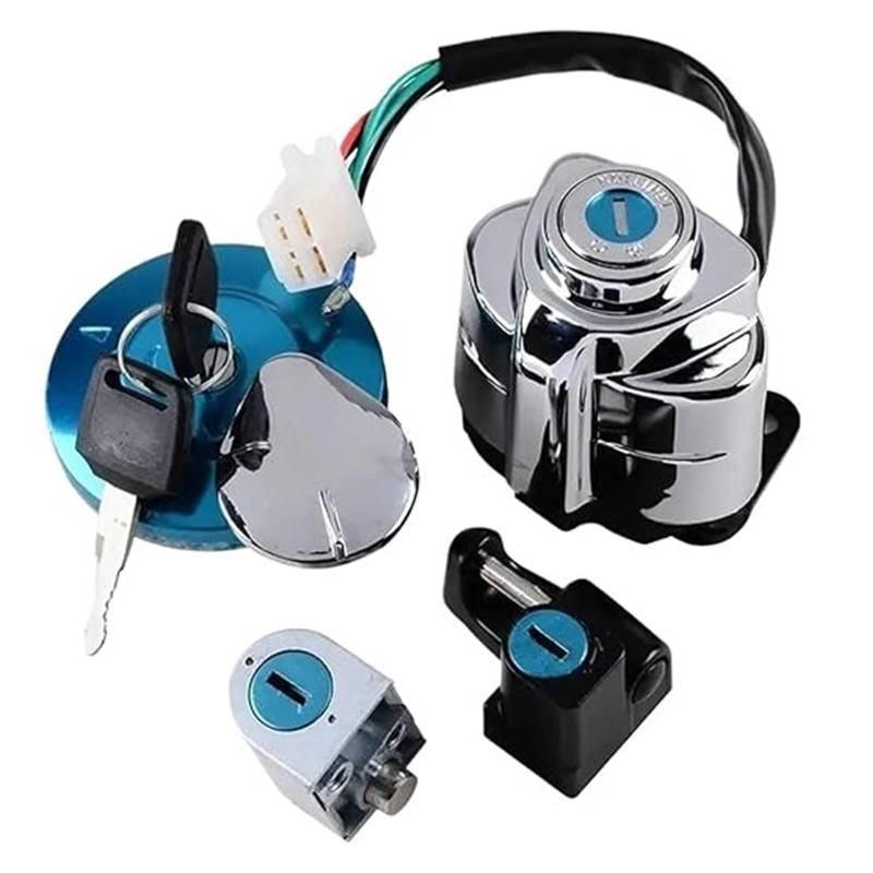 Motorrad Zündschalter Für Shadow Für VLX 600 Für VLX 400 VT600 VT400 750 Motorrad Zündschloss Kraftstoff Tankdeckel Schloss Schlüssel Set Motorrad Zündschloss von VPLPEREQAK