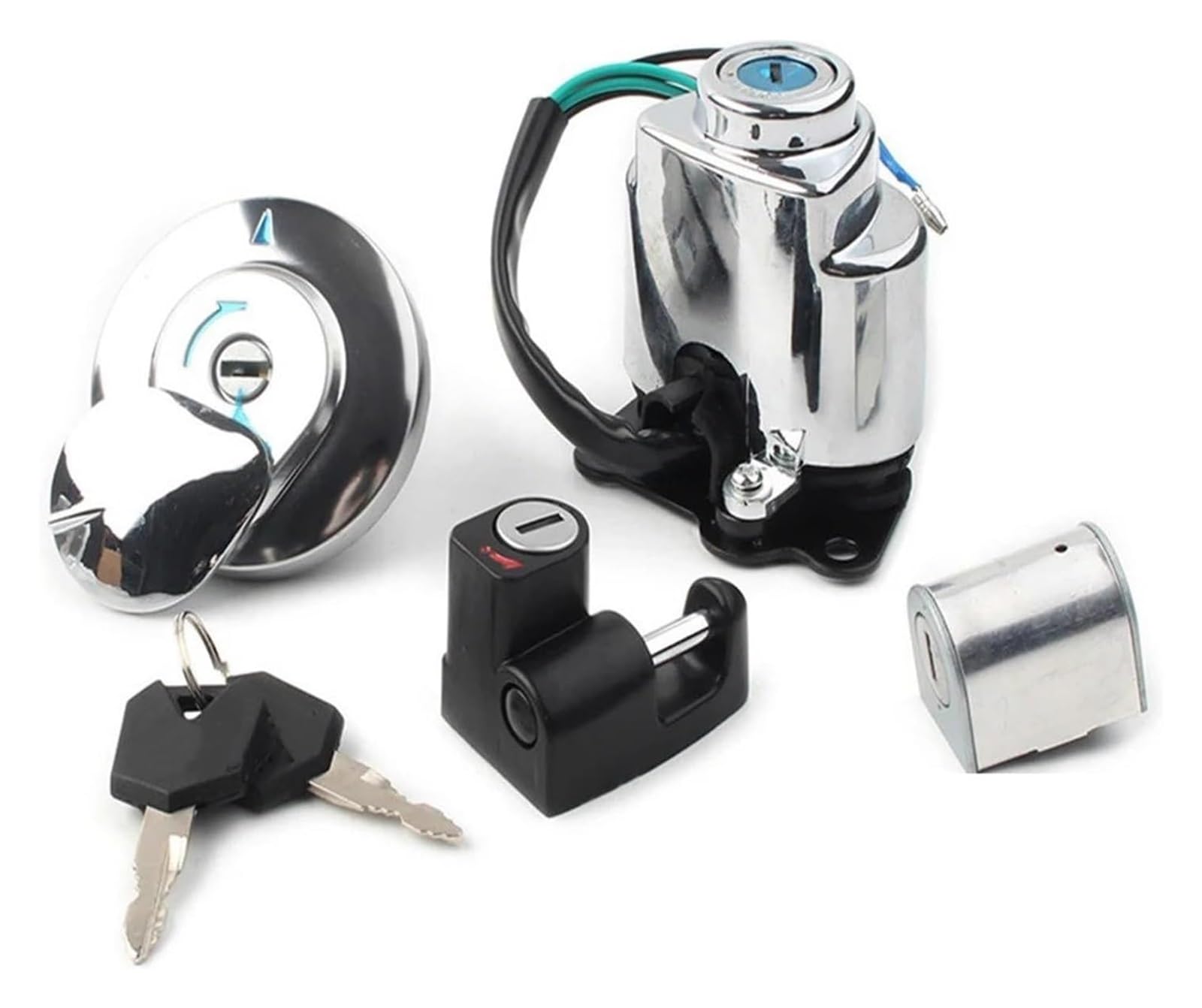 Motorrad Zündschalter Für Shadow VLX 600 VT400 750 Steed VLX 400 1988-2014 Motorrad Zündschloss Gas Tankdeckel Helm Lock Set Motorrad Zündschloss Motorrad Zündschalter Für Shadow VLX 600 VT400 750 Steed VLX 400 1988-2014 Motorrad Zündschloss Gas Tankdeckel Helm Lock Set Motorrad Zündschloss von VPLPEREQAK