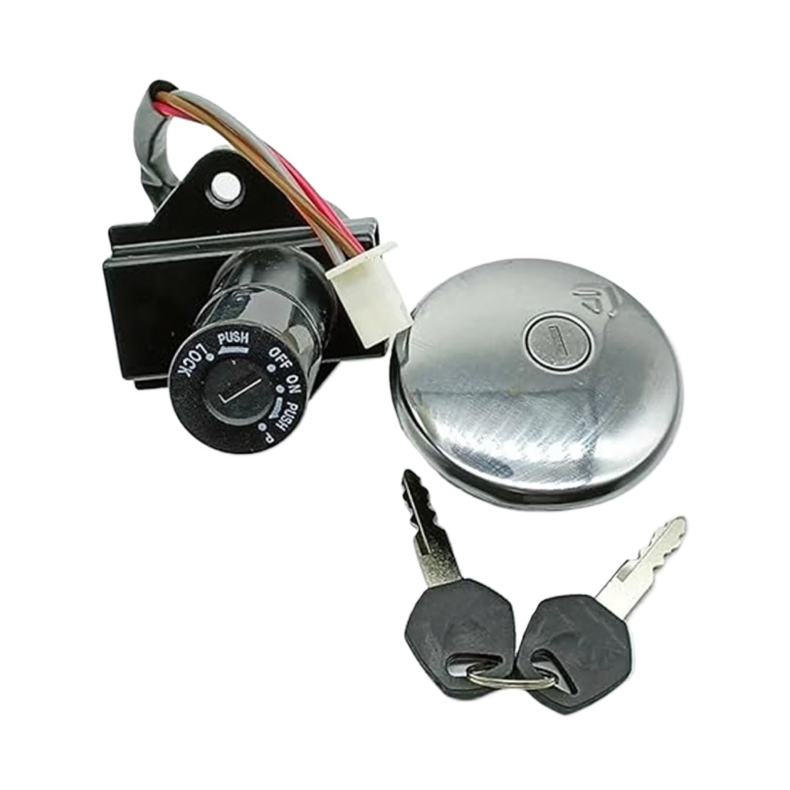 Motorrad Zündschalter Für Suzuki Für GN250 1985-2001 Motorrad Zündschloss Tankdeckel Abdeckung Schlüssel Set Motorrad Zündschloss Motorrad Zündschalter Für Suzuki Für GN250 1985-2001 Motorrad Zündschloss Tankdeckel Abdeckung Schlüssel Set Motorrad Zündschloss von VPLPEREQAK