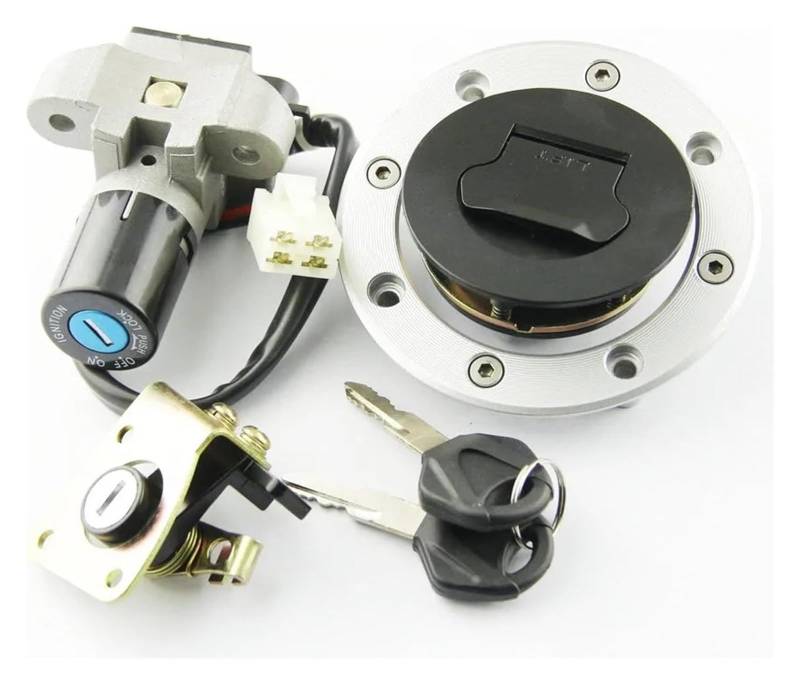 Motorrad Zündschalter Für Suzuki GS500 GSF250 GSF400 GSX400 1989-2000 Motorrad Zündschloss Tankdeckel Motorrad Zündschloss von VPLPEREQAK