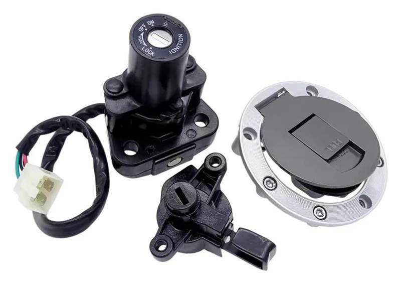 Motorrad Zündschalter Für Suzuki GS500 RGV250 GSF1200 GSXR1000 Motorrad Zündschlüssel Sitzschloss Tankdeckel Abdeckung Motorrad Zündschloss von VPLPEREQAK