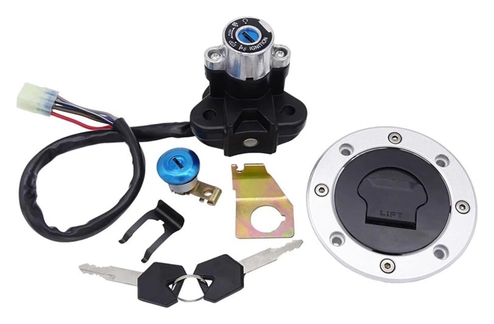 Motorrad Zündschalter Für Suzuki SV650 SV1000 DL650 DL1000 GSX650 GSXR1000 Motorrad Lockset Zündschloss Kraftstoff Tankdeckel Cover Lock Key Set Motorrad Zündschloss Motorrad Zündschalter Für Suzuki SV650 SV1000 DL650 DL1000 GSX650 GSXR1000 Motorrad Lockset Zündschloss Kraftstoff Tankdeckel Cover Lock Key Set Motorrad Zündschloss von VPLPEREQAK