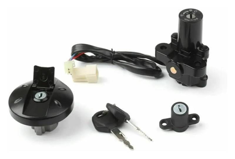 Motorrad Zündschalter Für XT660 XT660R XT660X 2004-2014 Motorrad Zündschloss Kraftstoff Tankdeckel Sitz Schloss Schlüssel Motorrad Zündschloss von VPLPEREQAK