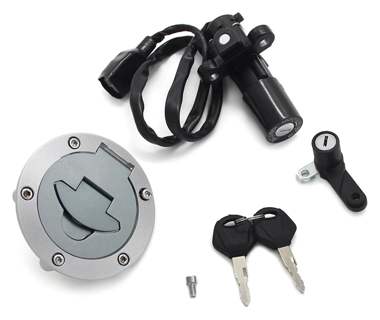 Motorrad Zündschalter Für YZF-R3 Für YZFR3 2015-2018 Motorrad Zündschlüsselschalter Tankdeckel Sitzschloss Kit Motorrad Zündschloss Motorrad Zündschalter Für YZF-R3 Für YZFR3 2015-2018 Motorrad Zündschlüsselschalter Tankdeckel Sitzschloss Kit Motorrad Zündschloss von VPLPEREQAK