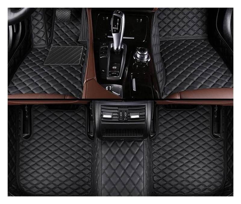 Vorne Hinten Automatten Für A&UDI Q5 2009–2017 MYVPRO Auto-Fußmatten, Auto-Fußmatten, Individuelle Auto-Fußpolster, Automobil-Teppichbezug(Black) von VPLPEREQAK