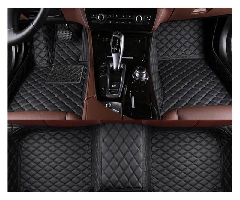 Vorne Hinten Automatten Für A&UDI Q7 Vier Sitz 2006 2007 2008 2009 2010-2015 Auto Fußmatten Benutzerdefinierte Auto Fuß Pads Automobil Teppich Abdeckung(Black) von VPLPEREQAK