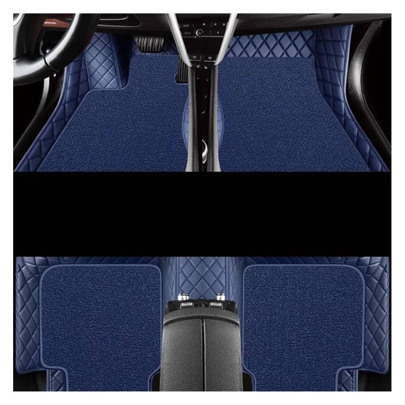 Vorne Hinten Automatten Für B&MW Für X5 Für E53 2004 2005 2006 2007 2008 Auto-Innenschutz-Fußteppich Teppich-Bodenmatten-Set(Blue 1) von VPLPEREQAK