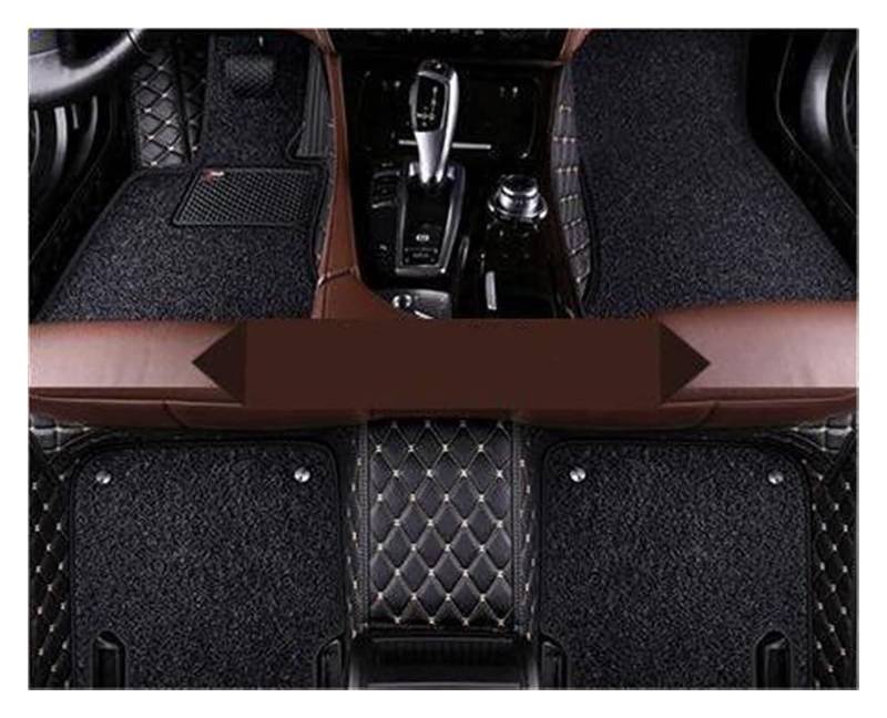 Vorne Hinten Automatten Für City 2014 2013 2012 2011 2010 2009 2008 Auto Fußmatten Teppiche Auto Innenräume Zubehör Styling Teppiche Linkslenker(Black beige) von VPLPEREQAK