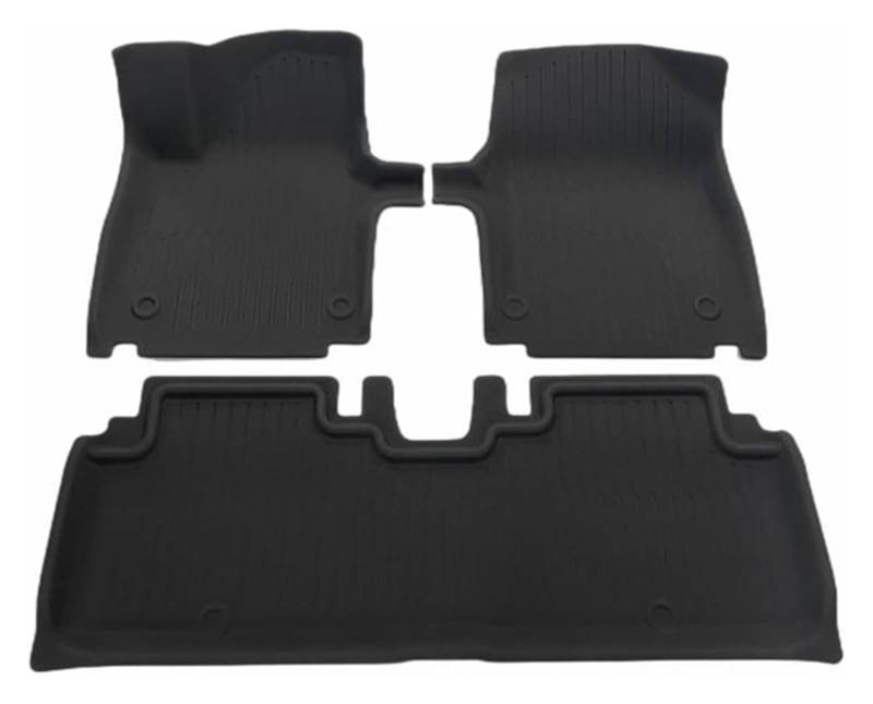 Vorne Hinten Automatten Für KIA Für EV6 2022 2023 Kofferraummatte Fußpolster Benutzerdefinierte Fußmatten wasserdichte, rutschfeste Auto-Bodenmatte(Foot pad) von VPLPEREQAK