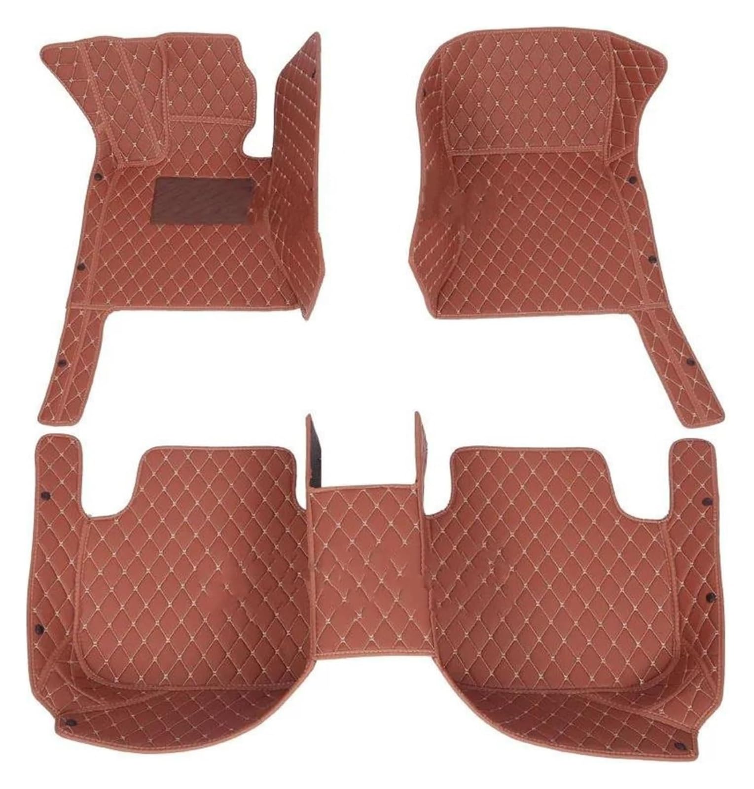 Vorne Hinten Automatten Für M&ercedes Für B&ENZ Für C Klasse Für W204 2012 2015 2016 2019 2014 Teppiche Teppiche Fuß Pads Teppich Boden Matte Set(Style 1) von VPLPEREQAK