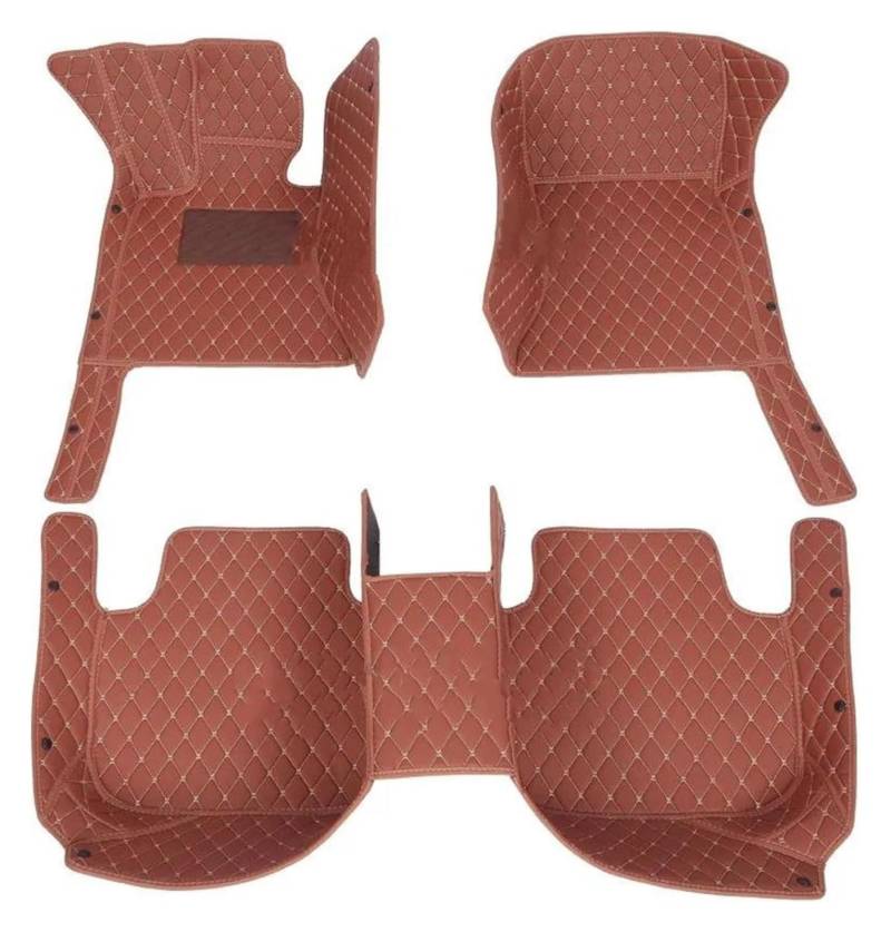 Vorne Hinten Automatten Für M&ercedes Für B&ENZ Für C Klasse Für W204 2012 2015 2016 2019 2014 Teppiche Teppiche Fuß Pads Teppich Boden Matte Set(Style 1) von VPLPEREQAK