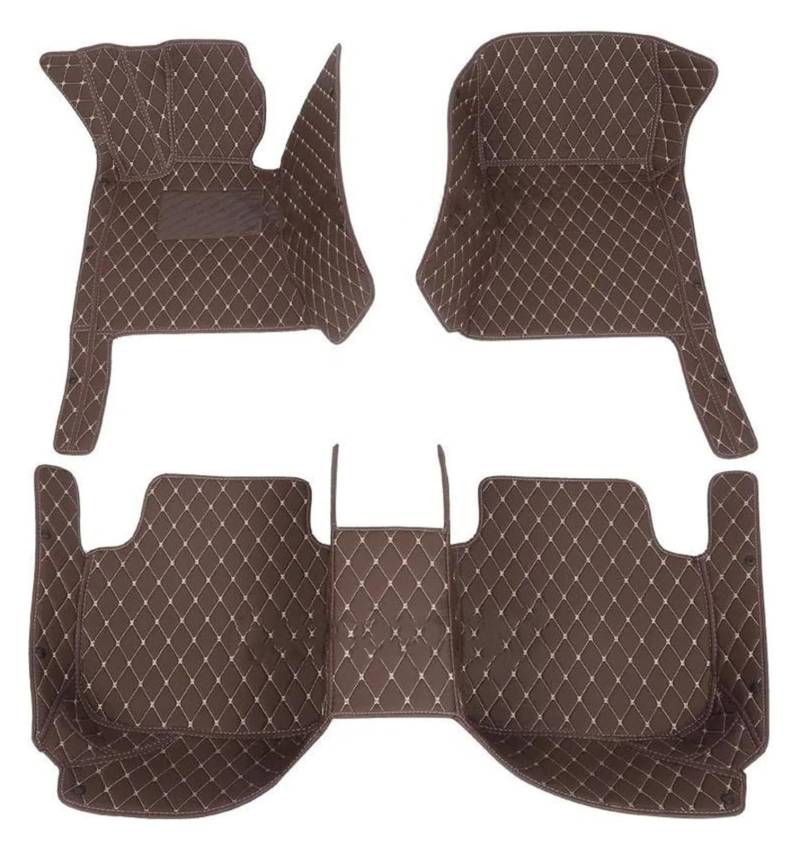 Vorne Hinten Automatten Für M&ercedes Für B&ENZ Für C Klasse Für W204 2012 2015 2016 2019 2014 Teppiche Teppiche Fuß Pads Teppich Boden Matte Set(Style 5) von VPLPEREQAK