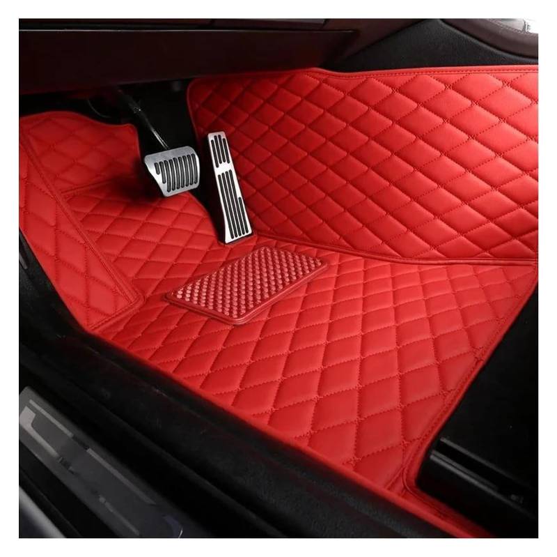 Vorne Hinten Automatten Für M&ercedes Für B&ENZ Für W213 W222 W164 W447 R171 W211 W124 W212 W204 W203 W205 Teppichbodenmattensatz Autofußmatten(Red 1) von VPLPEREQAK