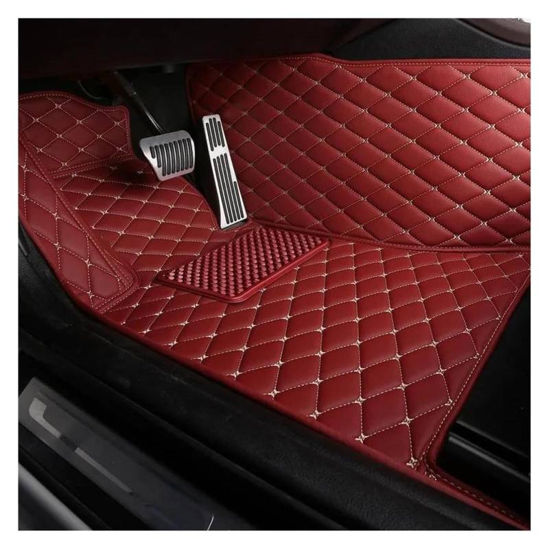 Vorne Hinten Automatten Für M&ercedes Für B&ENZ Für W213 W222 W164 W447 R171 W211 W124 W212 W204 W203 W205 Teppichbodenmattensatz Autofußmatten(Wine red 1) von VPLPEREQAK