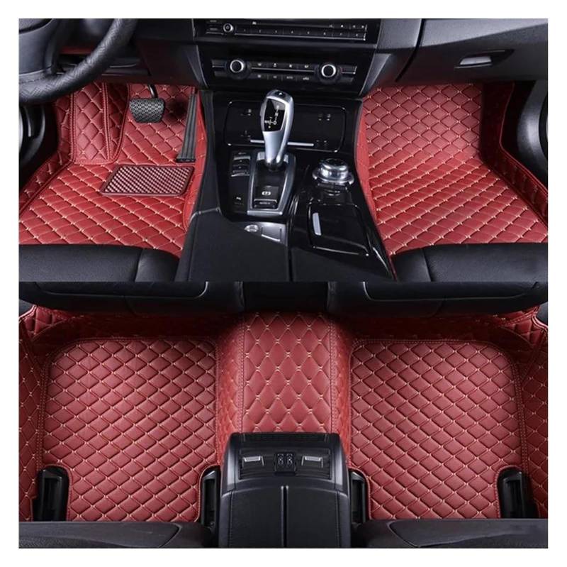 Vorne Hinten Automatten Für M&ercedes Für B&ENZ Für W213 W222 W164 W447 R171 W211 W124 W212 W204 W203 W205 Teppichbodenmattensatz Autofußmatten(Wine red 2) von VPLPEREQAK