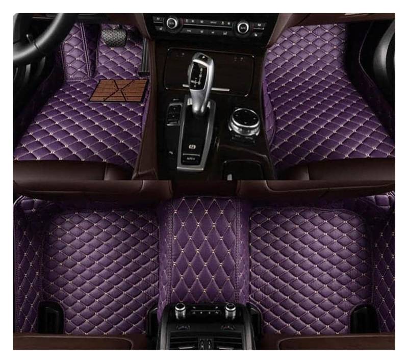 Vorne Hinten Automatten Für M&ercedes Für B&ENZ W169 W176 W245 W246 W203 W204 W205 W211 W212 W213 W126 W140 W463 C117 rutschfeste Auto-Bodenmatte(Purple) von VPLPEREQAK