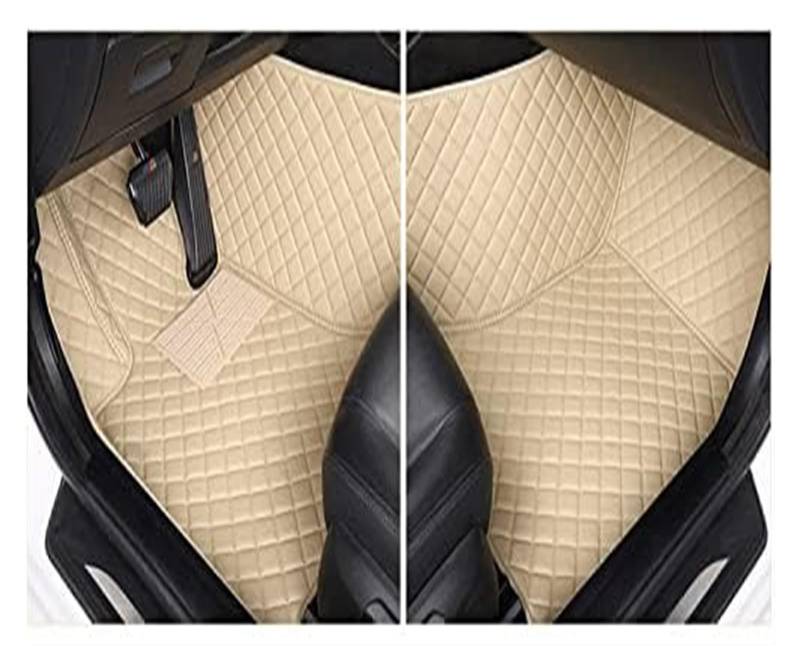Vorne Hinten Automatten Für Mazda 3 2014 2015 2016 2017 2018 2019 Autozubehör Innendetails rutschfeste Auto-Bodenmatte Aus Kunstleder(Beige) von VPLPEREQAK