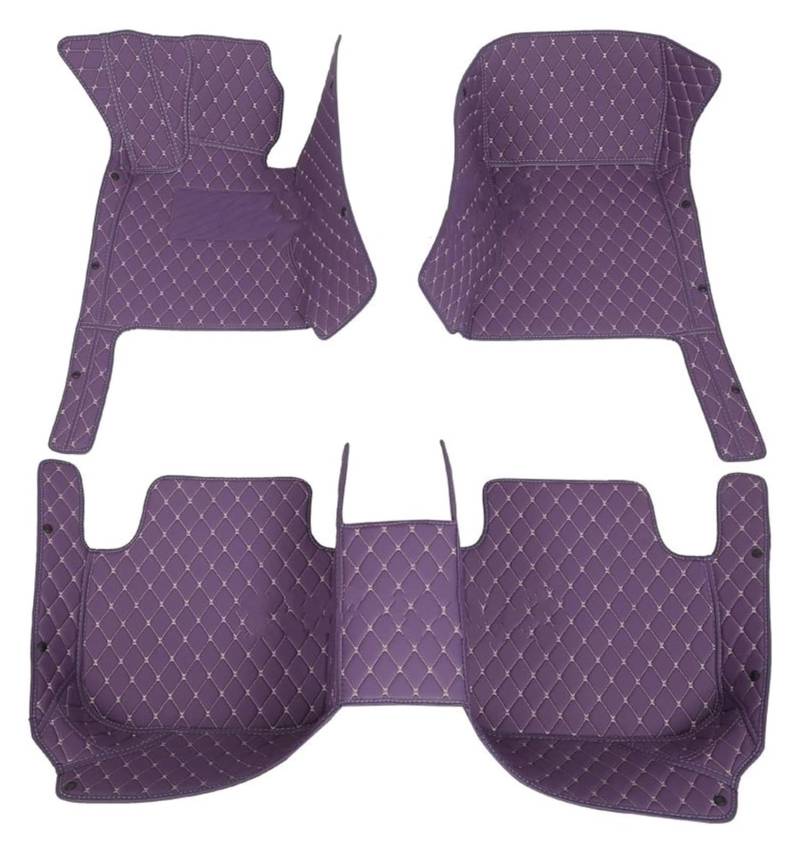 Vorne Hinten Automatten Für Monde-o MK4 2007–2013, Teppiche, Fußpolster, Zubehör, 5-Sitzer, Maßgeschneiderte Leder-Auto-Fußmatten, rutschfeste Auto-Fußmatte(9) von VPLPEREQAK