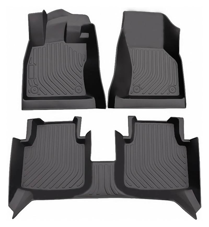 Vorne Hinten Automatten Für NI&SS&AN Für Navara D40 2007 2008 2009 Auto-Bodengummimatten Teppich Teppiche Pads Vollständiger Satz Innendetails Autozubehör von VPLPEREQAK