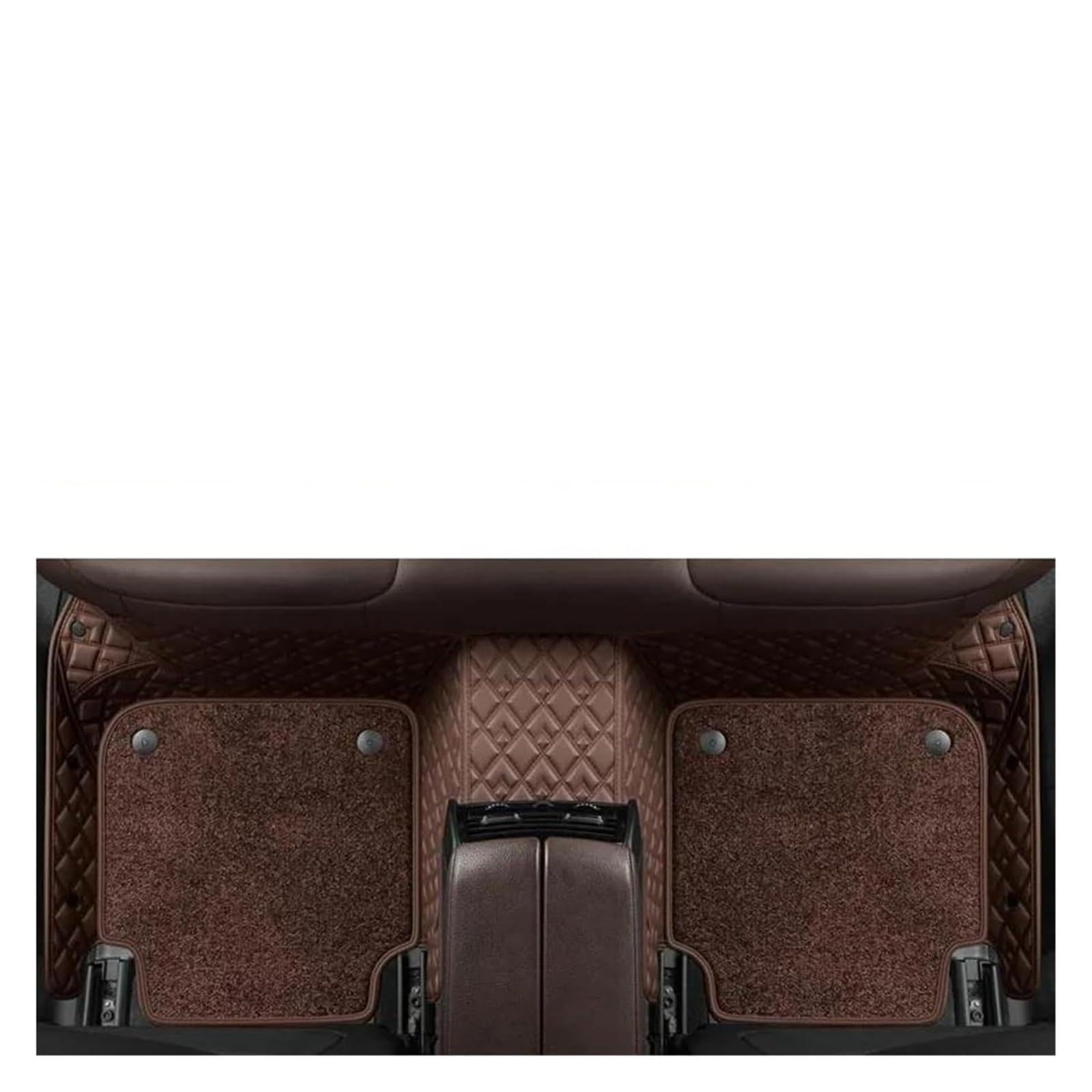 Vorne Hinten Automatten Für Opel Für Corsa D 2007 2008 2009 2010 2011 2012 2013 2014 Auto Matten Zubehör Innen Teppich Boden Matte Set(Brown 2) von VPLPEREQAK