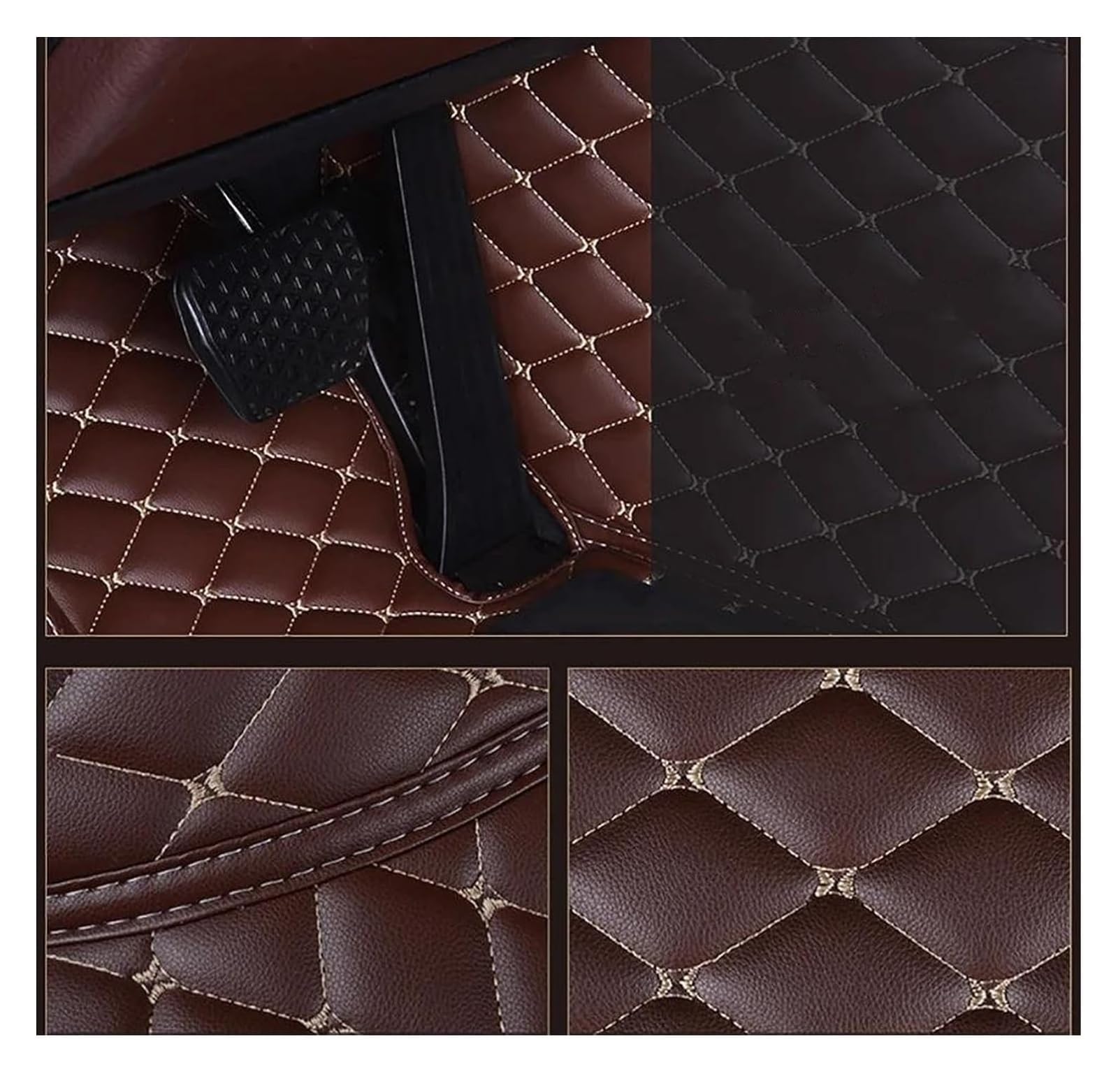 Vorne Hinten Automatten Für S&ubaru Für Legacy 2010 2011 2012 2013 2014 2015 Auto Fußmatten Innen Zubehör Teppich Teppich Boden Matte Set(Coffee) von VPLPEREQAK