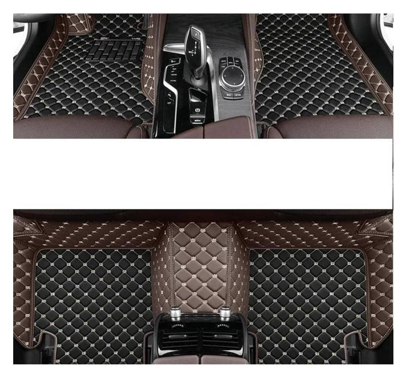 Vorne Hinten Automatten Für T&oyota Für C-HR Für CHR 2016 2017 2018 2019 2020 Teppiche Teppiche Pads Innen Teile Zubehör Teppich Auto Fußmatten(Black Coffee,LHD) von VPLPEREQAK