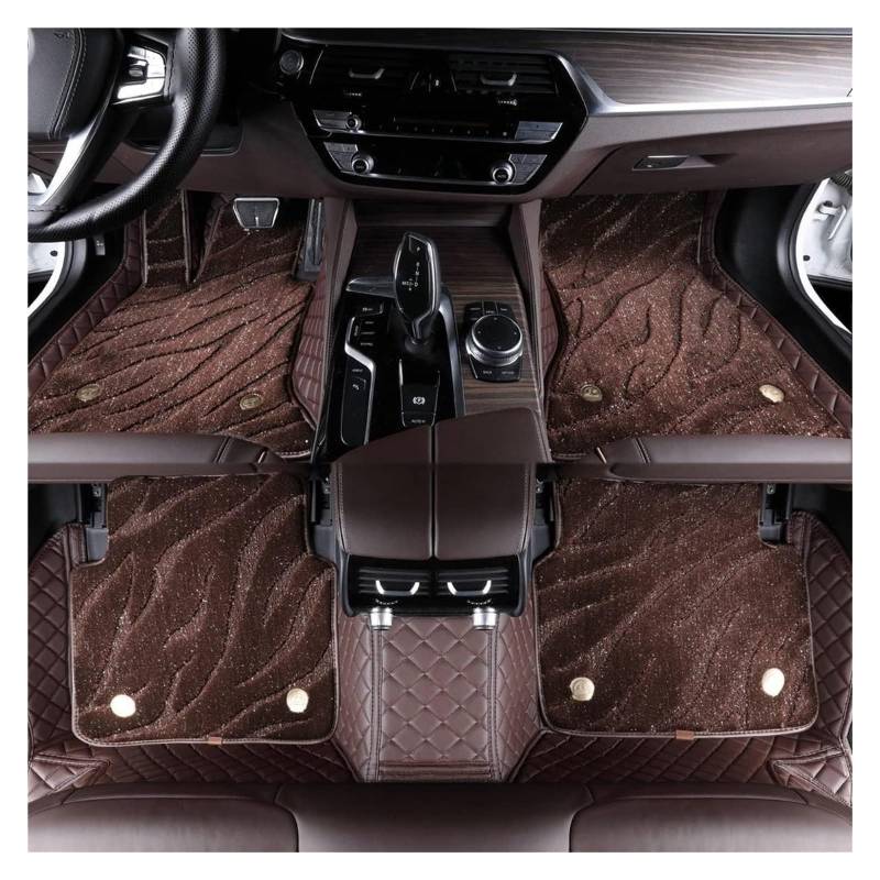 Vorne Hinten Automatten Für T&oyota Für Noah 80 Serie 8S-eats (armlehne Box) Maßgeschneiderte Volle Abdeckung Vorne Hinten Reihe Teppich Set Boden Schicht Auto Boden(C-Coffee) von VPLPEREQAK