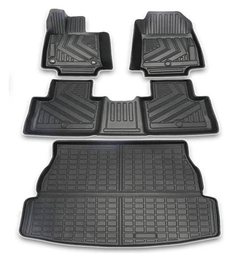 Vorne Hinten Automatten Für T&oyota Für Prius Für RAV4 2020 2021 2022 wasserdichte Zubehör Teppich Boden Matte Set Fußmatten Auto Fußmatten Set von VPLPEREQAK