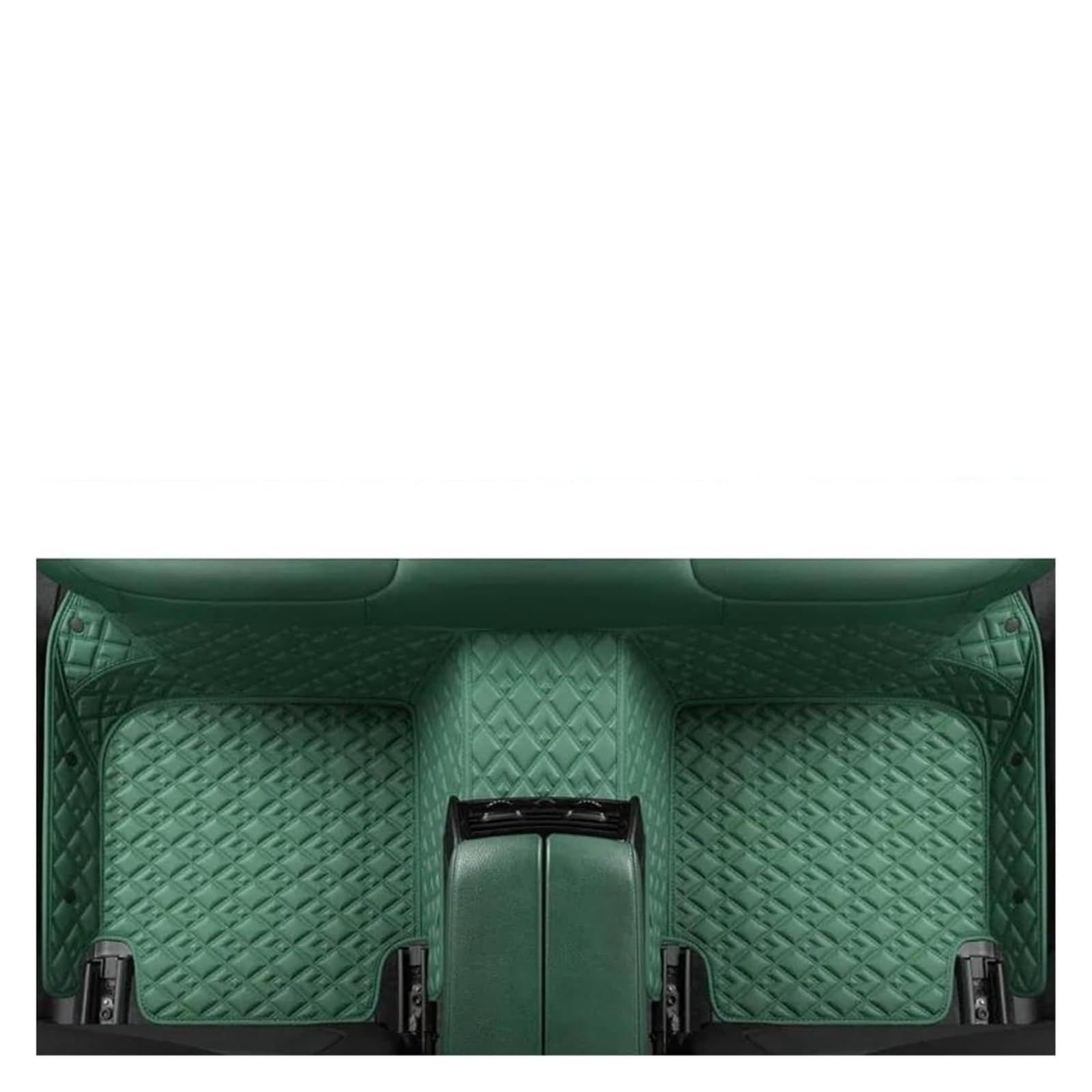 Vorne Hinten Automatten Für VW Für Passat Für CC 2010 2011 2012 2013 2014 2015 2016 2017 2018 Auto Matten Zubehör Innen Teppich Boden Matte Set(Green 1) von VPLPEREQAK