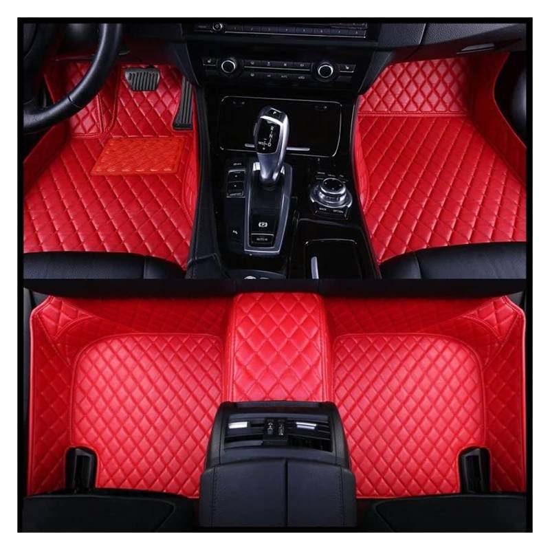 Vorne Hinten Automatten Für VW UP 2014 2015 2016 2017 Auto-Fußmatten, Maßgeschneiderte Leder-Auto-Fußmatten, Teppiche, Teppiche, Fußpolster, rutschfeste Auto-Bodenmatte(1) von VPLPEREQAK