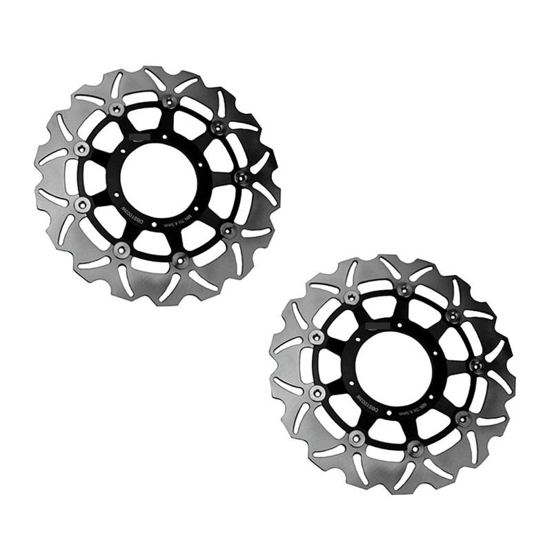 2 STÜCKE Vordere Bremsscheibenrotoren Kompatibel mit Bremsscheibe Kompatibel Mit CBR600F 2001-2007 /CBR600F SPORT 2001-2002 /CB900F HORNET von VQJRZKPMX
