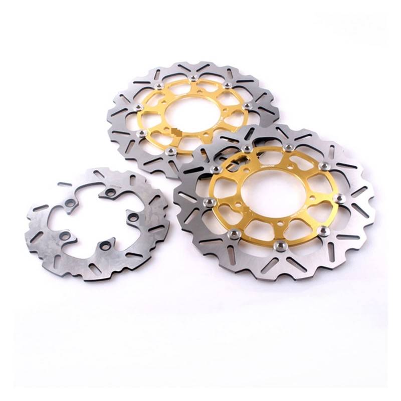 3PCS Motorrad Vorne Hinten Bremsscheibe Rotoren Set Kompatibel Mit Suzuki GSXR600 GSXR750 2006-2007 K6 & GSXR1000 2005-2008 K5 GSXR von VQJRZKPMX