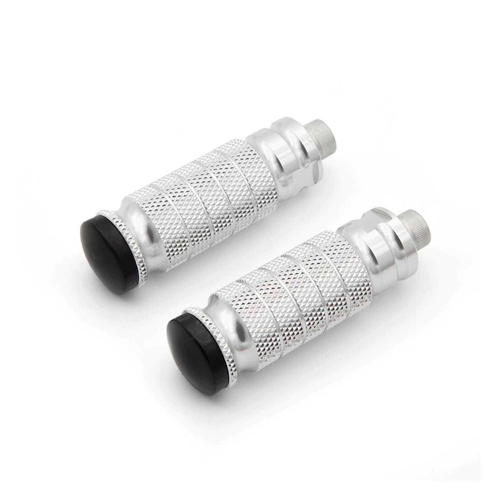 CNC-Motorrad-Fußrastenanlage Fußrastenpedal Kompatibel mit Yamaha YZF R3 R25 R15 MT03 MT125 R1 R6 MT07 MT09 FZ07 FZ09 FZ1 FZ6 FZ8 MT-09(Silver) von VQJRZKPMX