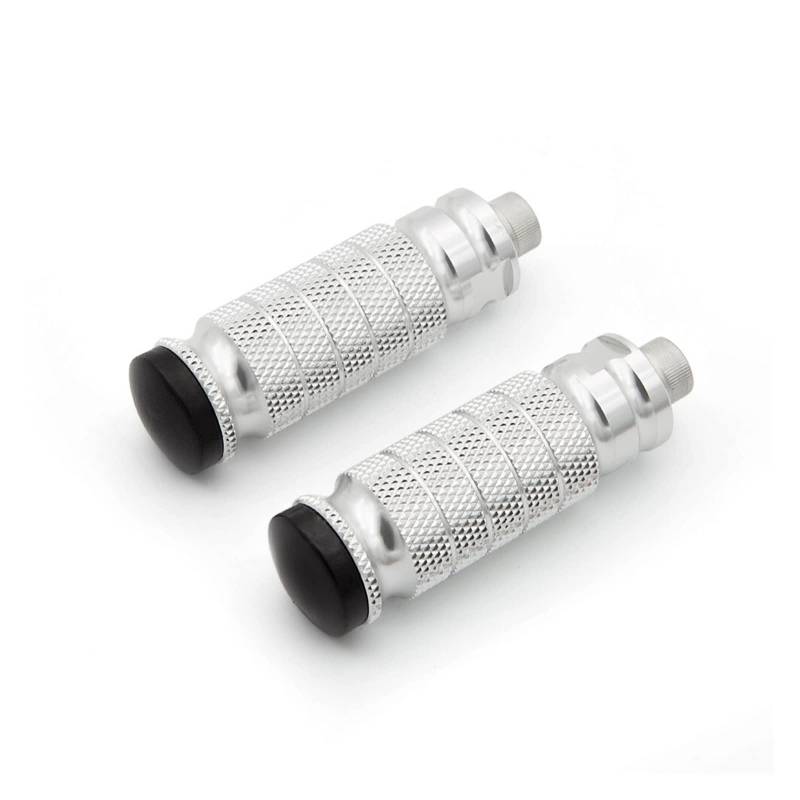 CNC-Motorrad-Fußrastenanlage Fußrastenpedal Kompatibel mit Yamaha YZF R3 R25 R15 MT03 MT125 R1 R6 MT07 MT09 FZ07 FZ09 FZ1 FZ6 FZ8 MT-09(Silver) von VQJRZKPMX