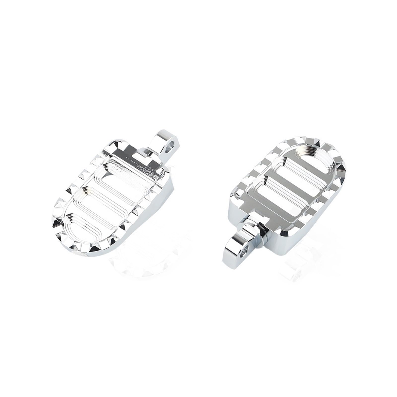 Fußrasten Rest Fußrastenhalterung Gangschaltung Bremspedale Kompatibel mit Harley Ultra Limited Low FLHTKL CVOFLHTKSE Low Rider FXDL(Silver) von VQJRZKPMX