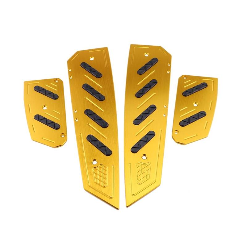Fußstütze Pedal Trittbrett Schritte Fußplatte Kompatibel Mit 250 Kompatibel Mit FORZA 300 FORZA250 FORZA300 2018-2022 FORZA MF13 2018-2020(Gold) von VQJRZKPMX