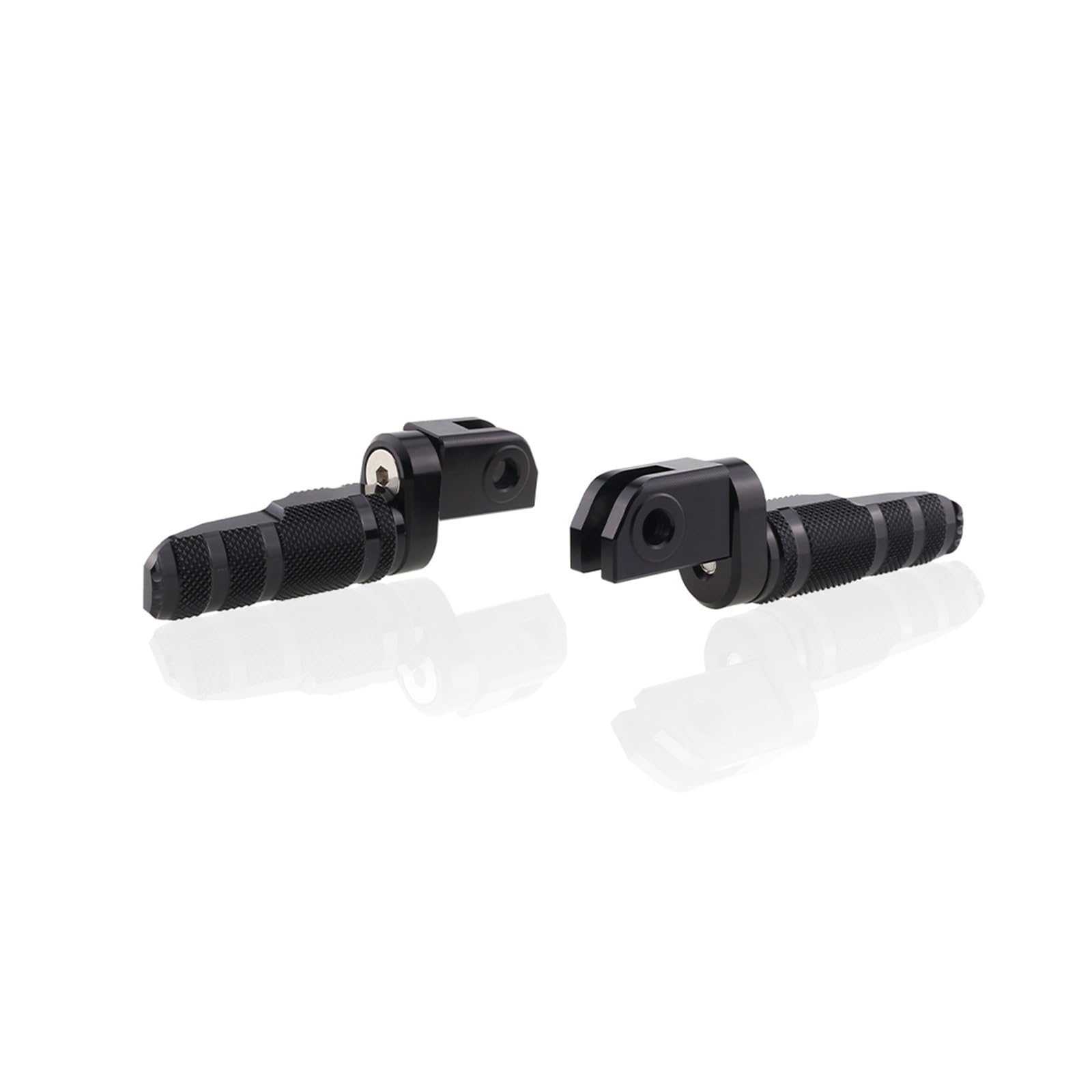 Fußstützen vorne, Fußstütze, Fußrasten, Pedale, kompatibel mit Street Triple 765/R/S/RS, Speed ​​Triple/R/S/RS, Speed ​​Triple 1200 RR/RS(Black) von VQJRZKPMX