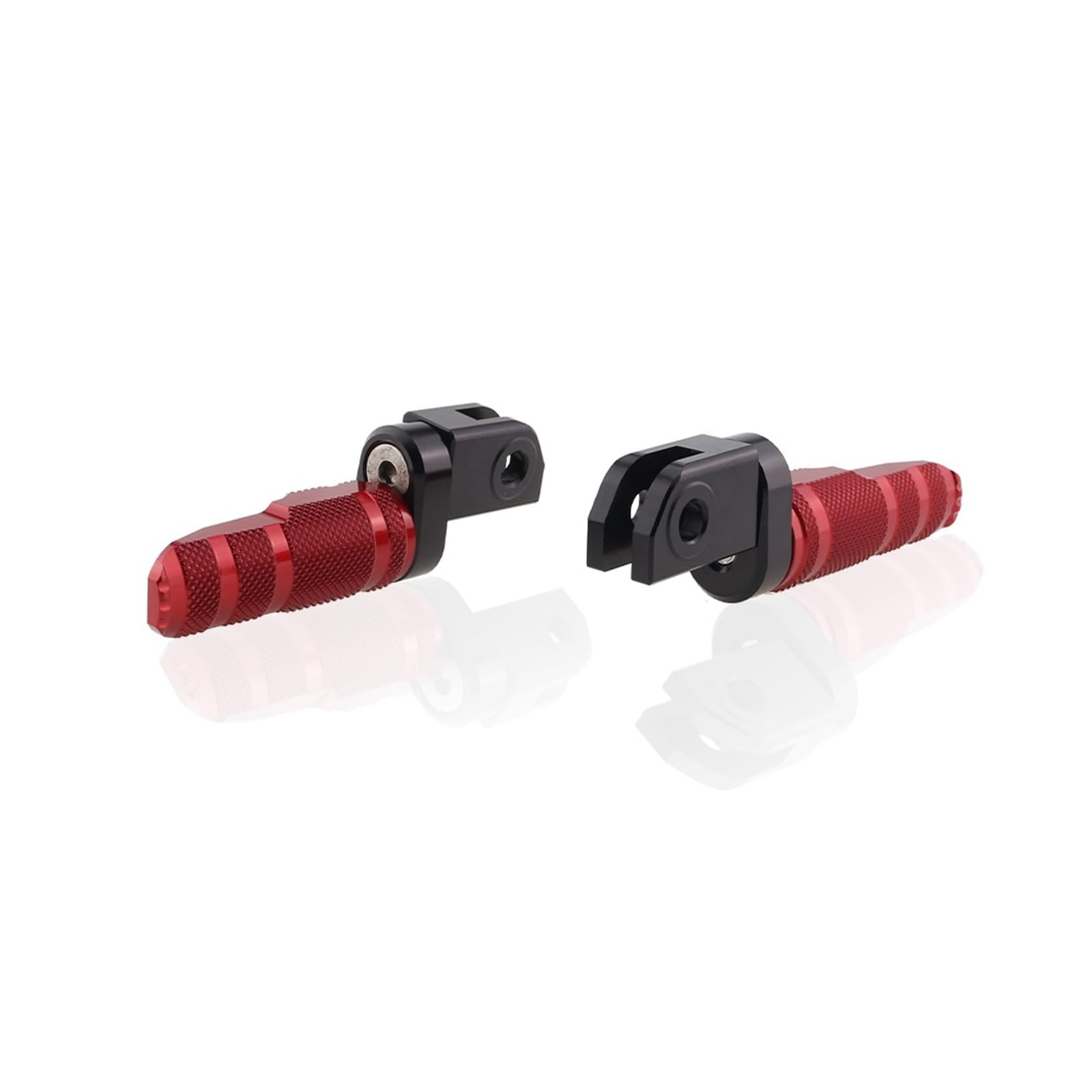 Fußstützen vorne, Fußstütze, Fußrasten, Pedale, kompatibel mit Street Triple 765/R/S/RS, Speed ​​Triple/R/S/RS, Speed ​​Triple 1200 RR/RS(Red) von VQJRZKPMX