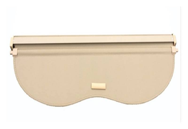 Kofferraumabdeckung Kompatibel mit Nissan Qashqai 2008-2015 Sicherheitsschild Heckgepäckvorhang Einziehbare Trennwand Sichtschutzzubehör(Beige) von VQJRZKPMX