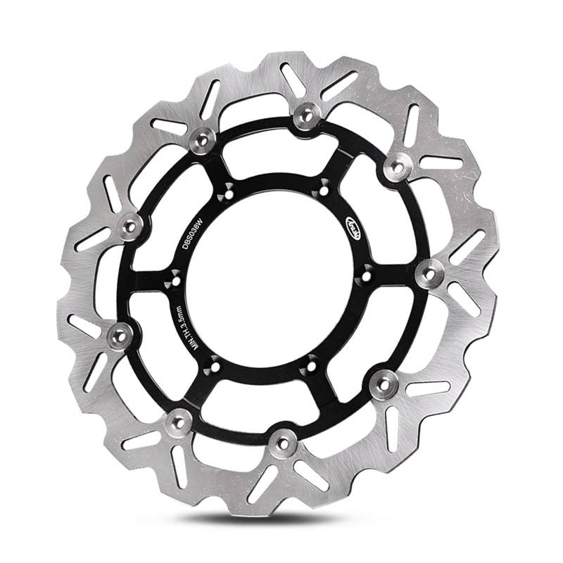 Motorrad-Bremsscheibenrotor vorne, kompatibel mit Suzuki DRZ 400 SM DRZ400SM DRZ400 2005 2006 2007 2008 2009 von VQJRZKPMX