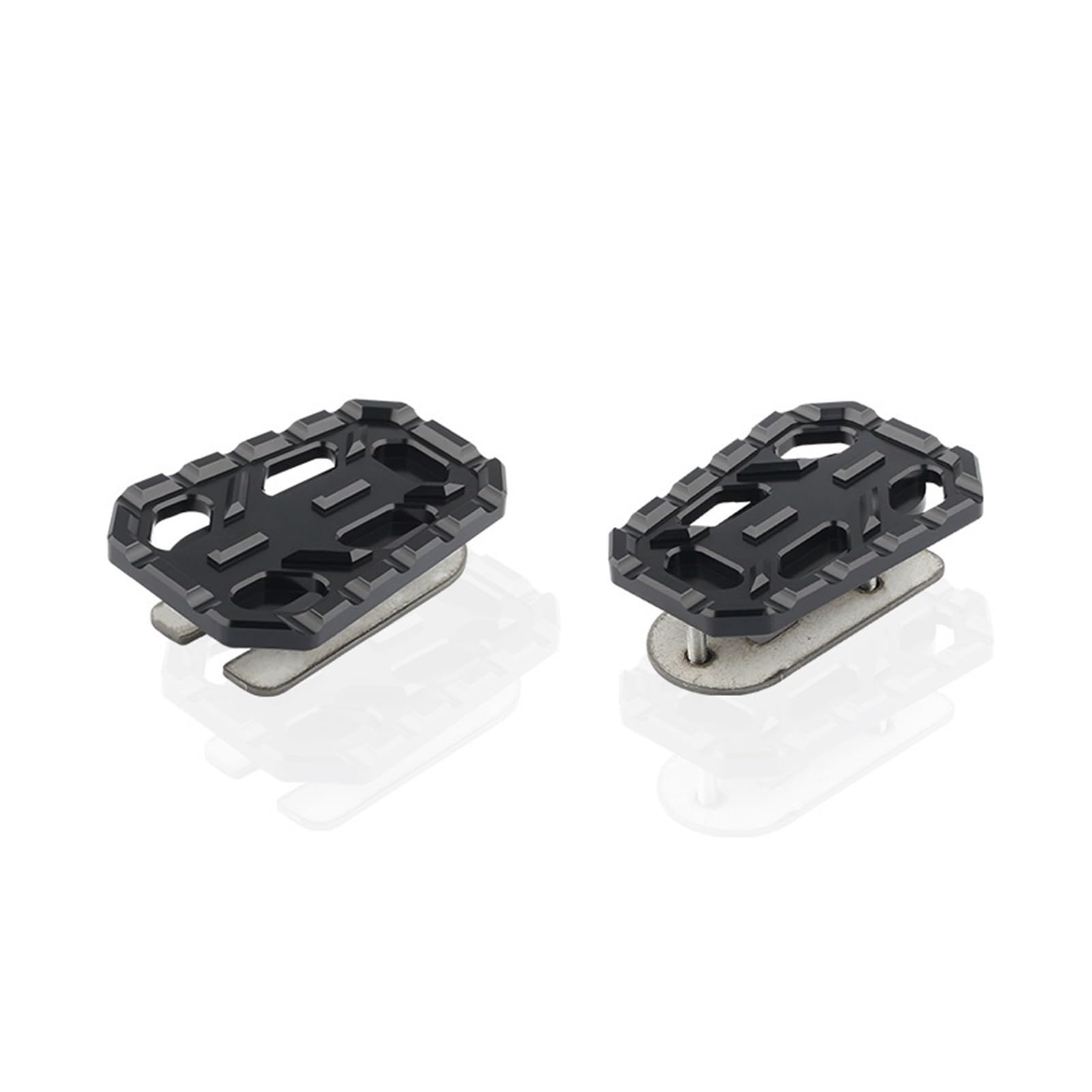 Motorrad-Vorderfußrasten, Fußstützen, vergrößertes Fußpedal, kompatibel mit Tiger 1200/GT PRO/GT EXPLORER/RALLY EXPLORER, Tiger 850 Sport(Black) von VQJRZKPMX