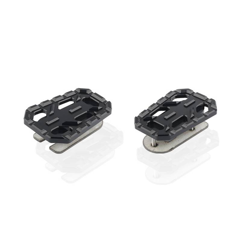 Motorrad-Vorderfußrasten, Fußstützen, vergrößertes Fußpedal, kompatibel mit Tiger 1200/GT PRO/GT EXPLORER/RALLY EXPLORER, Tiger 850 Sport(Black) von VQJRZKPMX