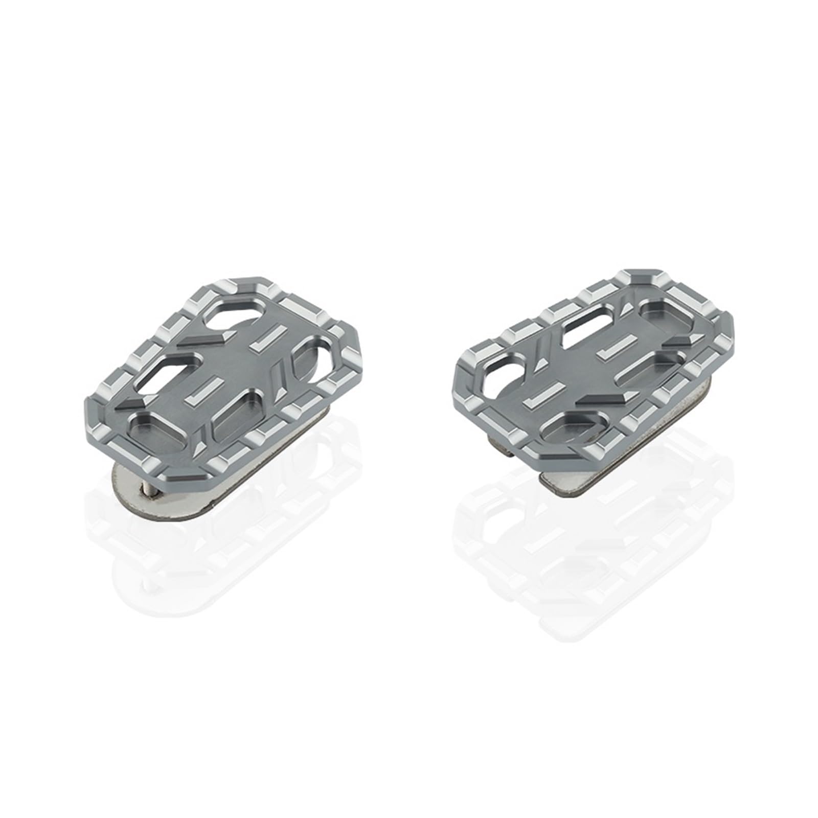 Motorrad-Vorderfußrasten, Fußstützen, vergrößertes Fußpedal, kompatibel mit Tiger 1200/GT PRO/GT EXPLORER/RALLY EXPLORER, Tiger 850 Sport(Gray) von VQJRZKPMX