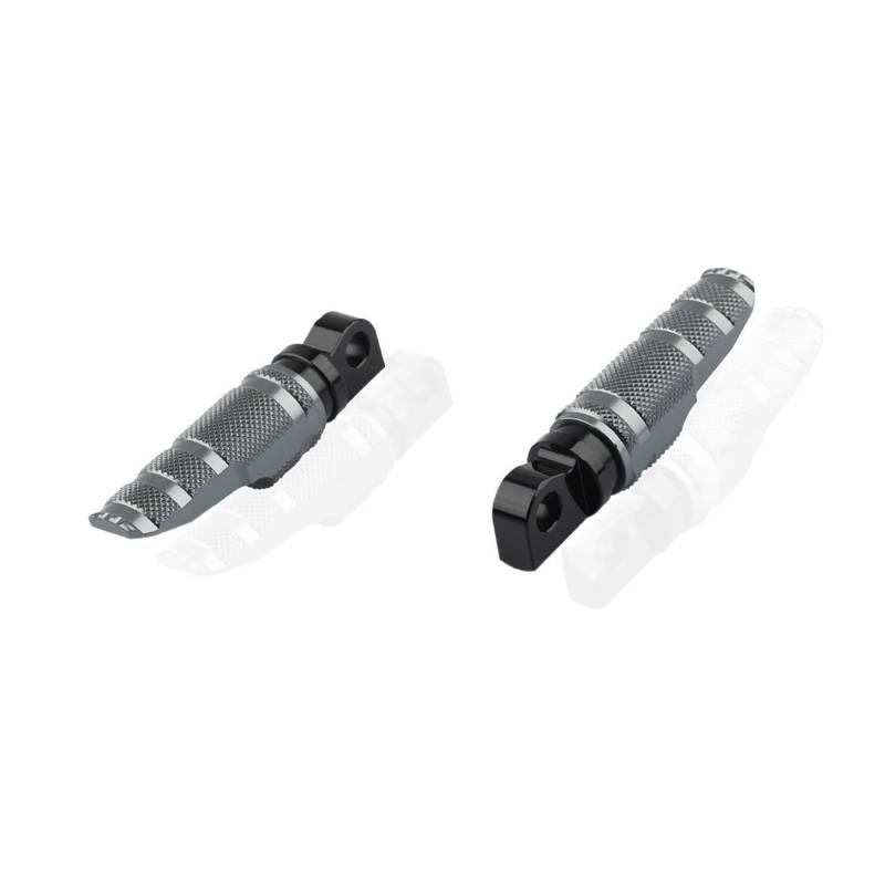 Motorrad Vorne Fußstützen Passagier Fuß Rest Fußrasten Pedal Kompatibel Mit Road King EFI FLHRSI/FLHRS Road King FLHR/EFI FLHRI(Gray) von VQJRZKPMX