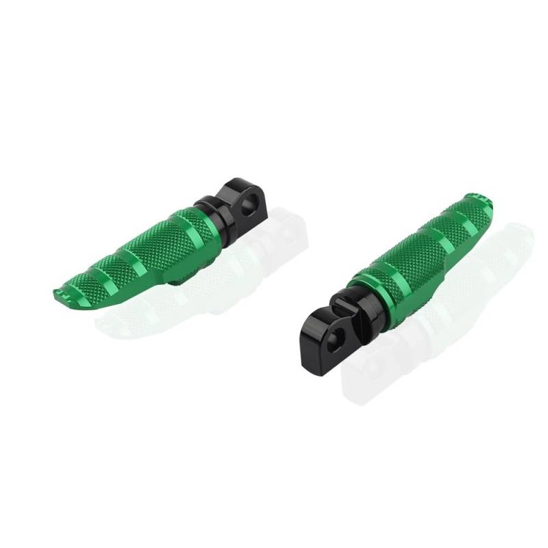 Motorradzubehör Vordere Fußstützen Beifahrerfußstütze Fußrasten Pedal Kompatibel mit Road King FLHRSEI CVO Road Glide EFI FLTRSEI1(Green) von VQJRZKPMX