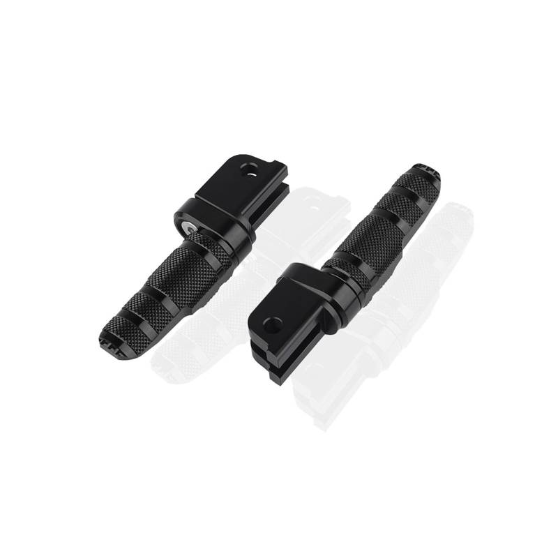 Motorradzubehör Vordere Fußstützen Passagiere Fußstütze Fußrasten Pedal Kompatibel mit Leoncino 500/800 502C 752S BN150S KOVE 321RR(A-Black) von VQJRZKPMX